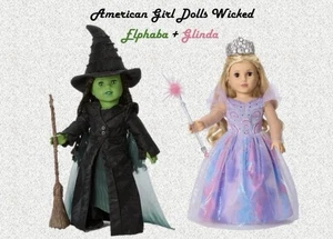 American Girl Elphaba & Glenda. Limited Edition Wicked. BRANDNEU - Bild 1 von 1