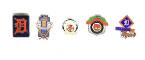 Detroit Tigers MLB Baseball 5 Pin Set - Picture 1 of 1