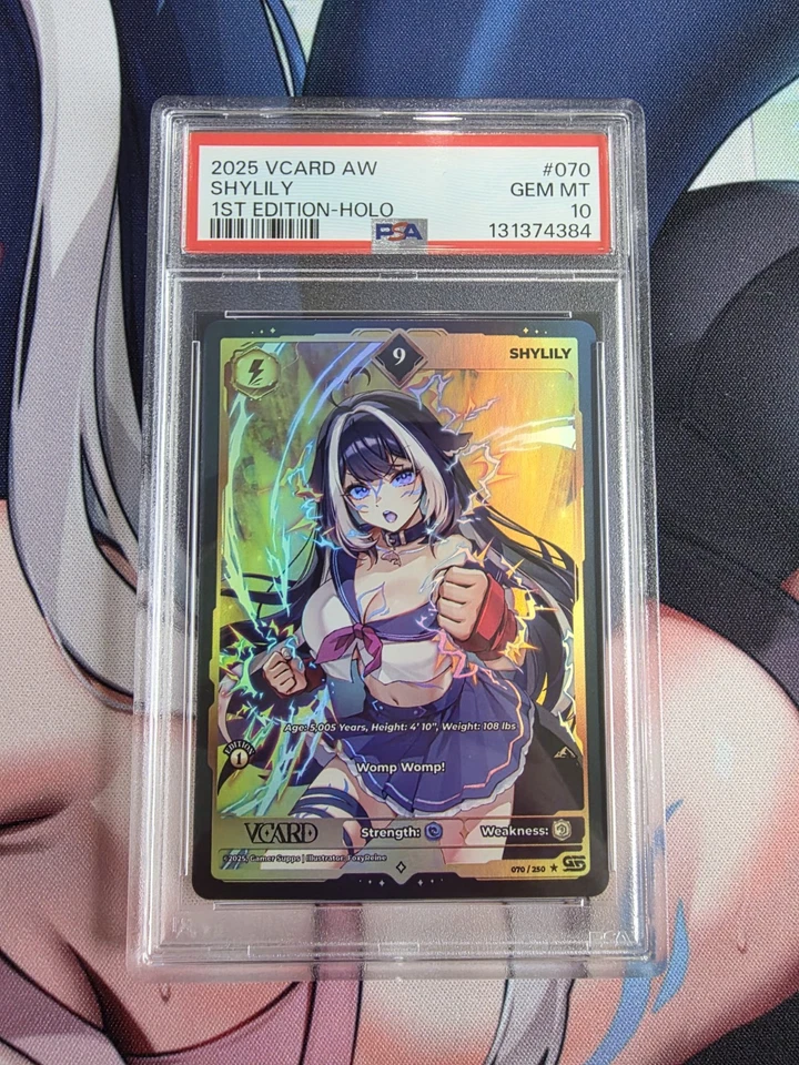 VCard Awakened Worlds: First Ed Shylily Power 9 PSA 10 GEM MINT - Image 1 of 2