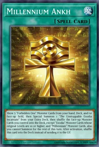 Yugioh! Mega Tins 2025 1x StR Millennium Ankh - Picture 1 of 1