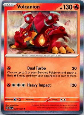 Volcanion 022/182 - SV04: Paradox Rift Holofoil - Image 1 of 2