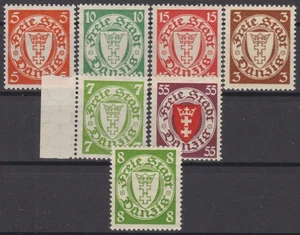 == DANZIG Staatswappen verschiedene postfrisch **, Kat. ab 114€ == - Picture 1 of 1