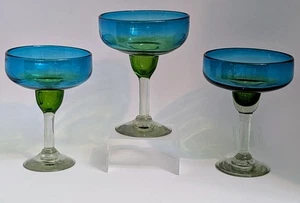 Juego de 3 vasos Margarita Global Amici Sonora azul y verde - Imagen 1 de 24