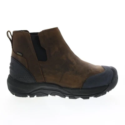Keen Revel IV Impermeable Chelsea 1025559 Hombres Cuero Marrón Chelsea Botas Foto 1 de 4