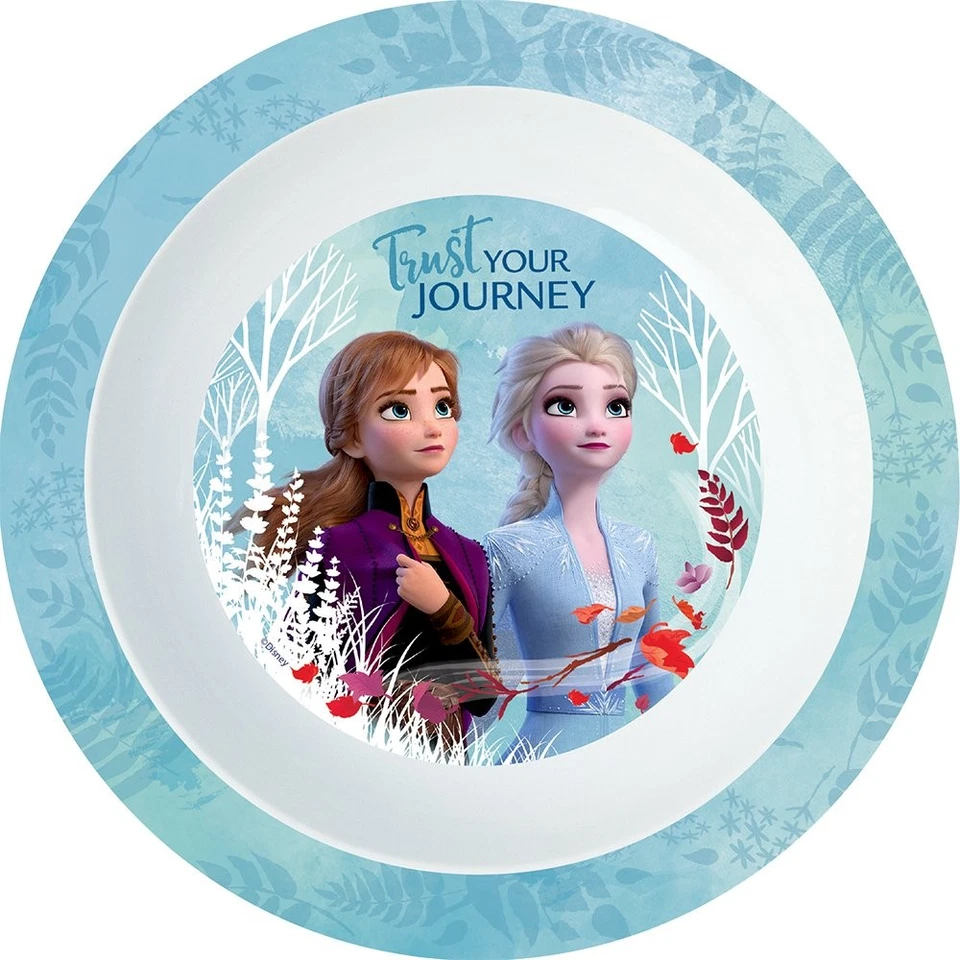 Piatto Fondo Disney Frozen Originale da 20 cm in plastica per bambini. DISNEY - Immagine 1 di 1