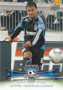 2012 Upper Deck Major League Soccer Base Common Cards SJ Earthquakes (#44 - #52)