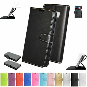 Leather Flip Wallet Case for Alcatel 1B1S 3L1V 3X 2020/21 Durable & Functional - Picture 1 of 10