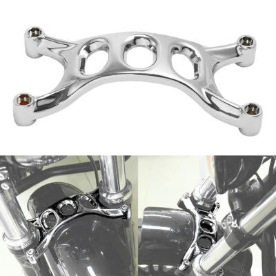 Horquilla de guardabarros delantera cromada apta para Harley Forty Eight XL1200X 2016-2022 2017 Foto 1 de 4