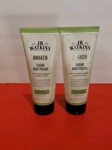 2 J.R. Watkins Awaken Sugar Body Polish, Rosemary & Rosewood Body Scrub 6oz - Picture 1 of 2