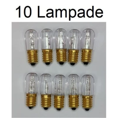 10 lampade di ricambio BIANCO CALDO WARM A LED 14V E14 per catenaria 20 luci LED - Immagine 1 di 4