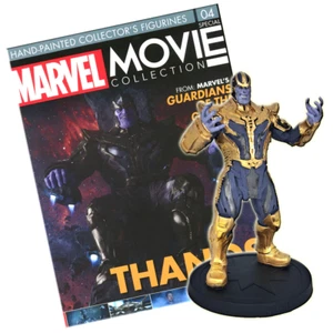Marvel Thanos Figurine Special 4 Eaglemoss Movie Collection with Magazine 16cm - Picture 1 of 8