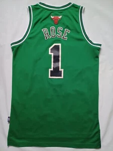 2011 Chicago Bulls Derrick Rose St Patrick's Day Adidas Jersey Size S - Picture 1 of 8