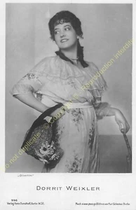 RPPC STAR DORRIT WEIXLER Foto Edit HANS DURSTHOFF 998 - Bild 1 von 2