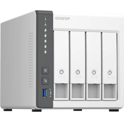 Qnap TS-433-4G 4 Bay Diskless NAS Enclosure 4GB RAM Cortex A55 Quad-Core CPU - image 1 of 4