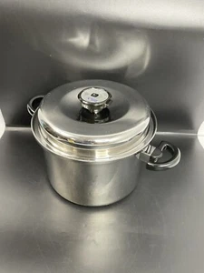 West Bend Cordon Bleu Temp Tone 7-Ply T304 Stainless Steel Stockpot w/ Lid - Picture 1 of 24