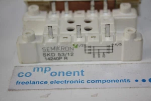 SKD53/12 Semikron SKD 53 -12 equivalente Power Bridge Rectifiers 1Pcs(RCX) - Imagen 1 de 8