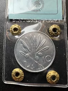 REPUBBLICA ITALIANA-10 LIRE ULIVO 1948 NC PERIZIATA SPL+ - Foto 1 di 4