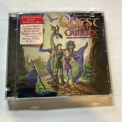 Patrick Doyle QUEST FOR CAMELOT Animation Film CD Soundtrack SEALED DISC NEW - Image 1 of 4