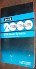 Vintage Delco GM 2000 Series ETR Music Systems Radio Owners Manual Station Guide