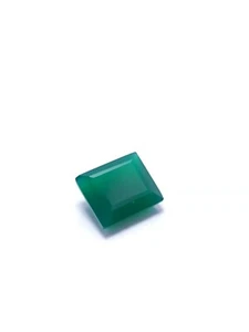 Green Onyx Faceted Cut Octagon 6.40 Carat Fine Quality Onyx Gemstone - Picture 1 of 6