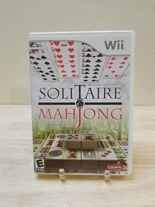 Solitaire & Mahjong (Nintendo Wii, 2009) Completo, ¡Buen disco! - Imagen 1 de 3