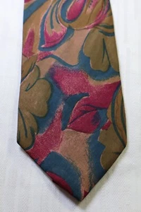 Moschino 100% Seda Corbata Hecha En Italia Hombre - Imagen 1 de 6