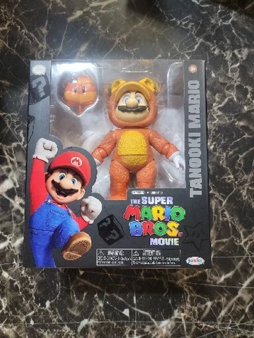Jakks Pacific The Super Mario Bros. Movie 5-Inch Tanooki Mario Wave 2 Cover
