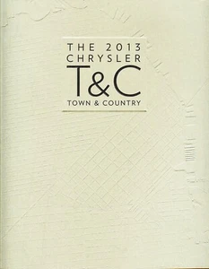 2013 Chrysler Town & Country Touring Touring L Limited 56-Page Sales Brochure - Picture 1 of 1