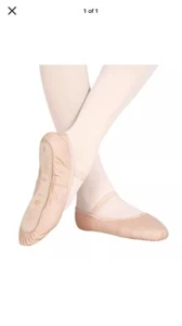 Adult Bloch Dansoft Full Leather Sole Ballet Slippers PINK S0205L D6 D6 NEW - Picture 1 of 3