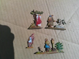 lotto figurine viaggiatori storia, appartamenti piombo, ben dipinti, FF - Foto 1 di 2