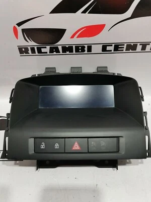 🆕DISPLAY SCHERMO CENTRALE OPEL ASTRA J 2013 22858076 2229783-1 565412769 DFE3 - Immagine 1 di 4