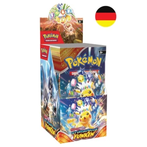 Pokemon - Karmesin & Purpur Stürmische Funken KP08 18 Booster Display DE Sealed - Bild 1 von 7