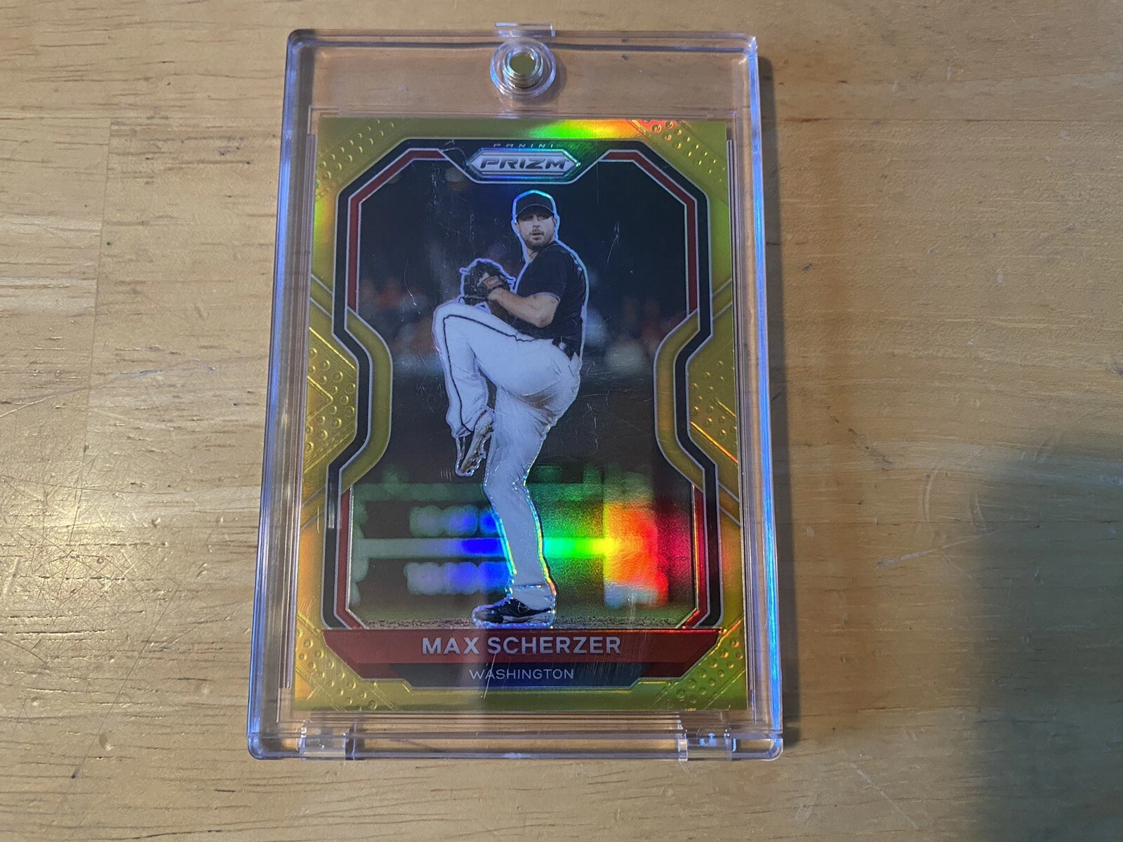 2021 Panini Prizm Baseball Gold /10 Max Scherzer #32 Washington Nationals
