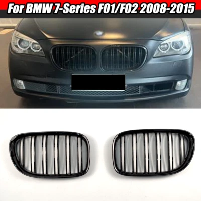 Parrilla de riñón parachoques delantero para BMW Serie 7 F01/F02 740i 750li 760li 2008-2015 14 Foto 1 de 4