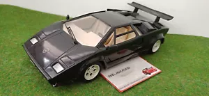 LAMBORGHINI COUNTACH 5000 QUATTROVALVOLE 1985 noire 1/18 TONKA POLISTIL voiture - Imagen 1 de 8