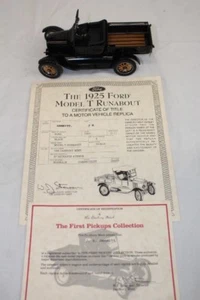 Rare Danbury Mint 1925 Ford Black Model T Runabout Die-Cast Metal 1:25 Scale - Picture 1 of 12