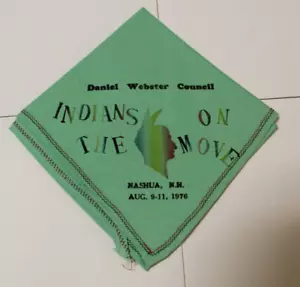 Daniel Webster Council New Hampshire, 1976 Indians on the Move Neckerchief - Picture 1 of 1