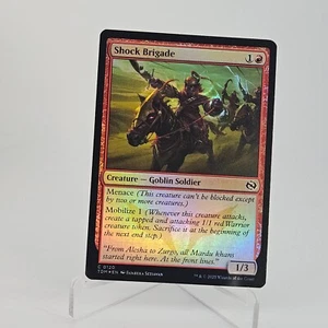 MTG - Shock Brigade (Foil) - Tarkir Dragonstorm NM/M Condition - Picture 1 of 2