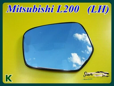 with for Mitsubishi L200 Triton Strada 05-15 side view door mirror  lens LEFT  Foto 1 de 4