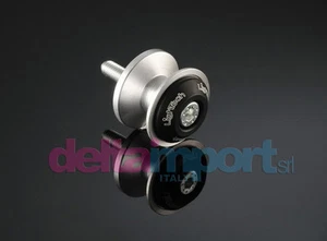 Paire Supports Chevalet Lightech CAVM8W Noir BMW Suzuki Honda - Picture 1 of 2