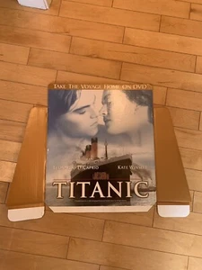 1997 TITANIC Original DVD Movie Display Cardboard Standee Paramount Pictures - Picture 1 of 9