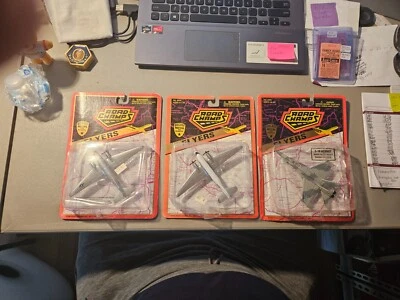 LOTE DE 3 VOLANTES ROAD CHAMPS 1996 EN PAQUETE 2 MILITARES (F-18 y C-47) + pan-am Foto 1 de 4