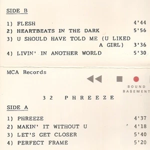 32 Phreeze  ‎– 32 Phreeze . Promo   Cassette Tape - Picture 1 of 4