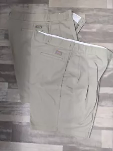 Lot Of 2 Dickies Khaki Shorts Size 40 Button-Fly Shorts, Khaki Shorts Men's - Picture 1 of 6