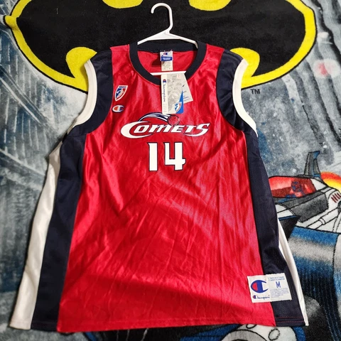 VTG NWT Champion Comets #14 Cynthia Cooper WNBA Jersey sz Medium Cover