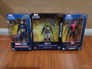 Marvel Legends Series Marvel's Electro No Way Home, Capt America; Spider-Man - Picture 1 of 3