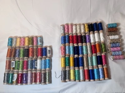 Aurifil 6-strand 100% Italian Cotton floss - 18 Yard Spools. - Image 1 of 4