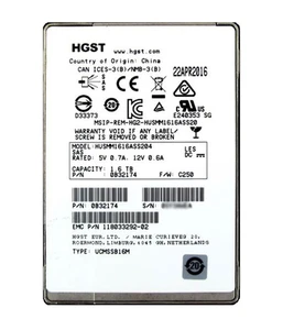 Hard drive EMC 1.6TB SSD SAS 12G 2.5" MLC 118033292-01 - Picture 1 of 1