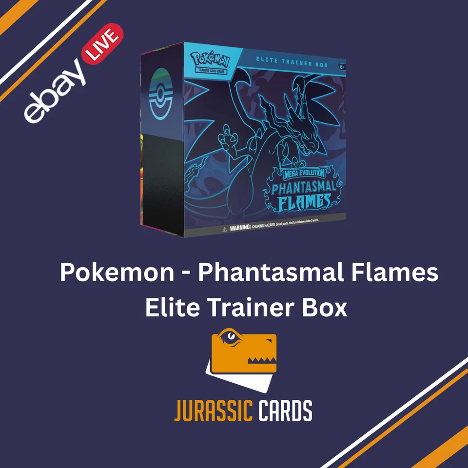 Pokemon TCG Phantasmal Flames Elite Trainer Box *ebay live* Ripped at midnight - Bild 1 von 1