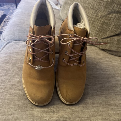 Timberland Nellie Wheat stivaletti chukka impermeabili da donna taglia 9 5 belli